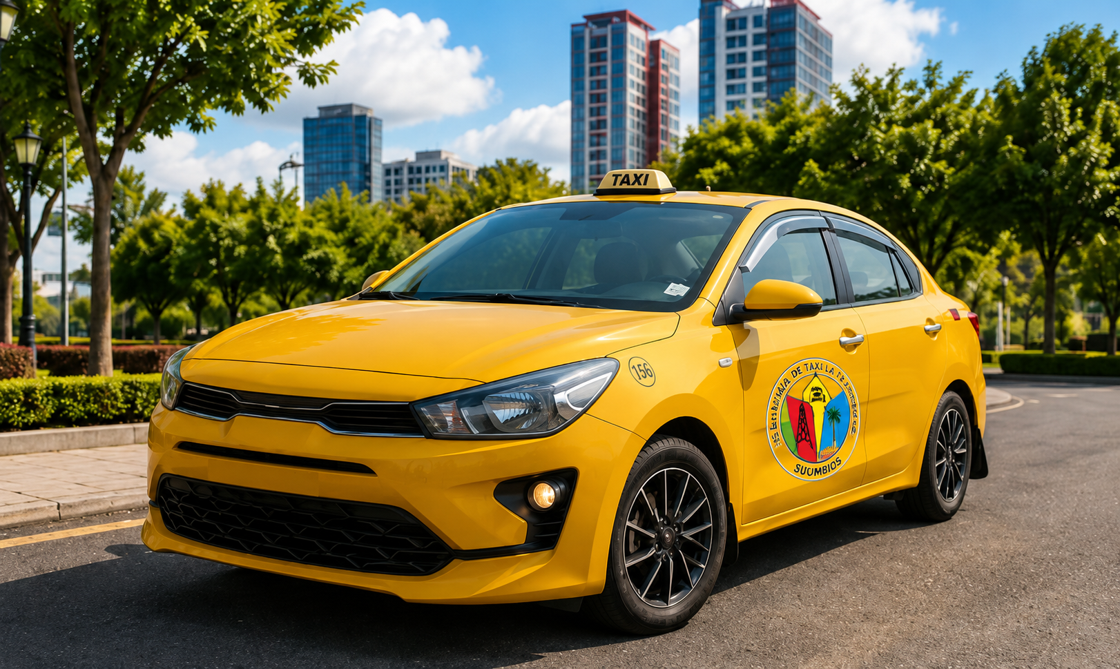 Unidad de taxi afiliada