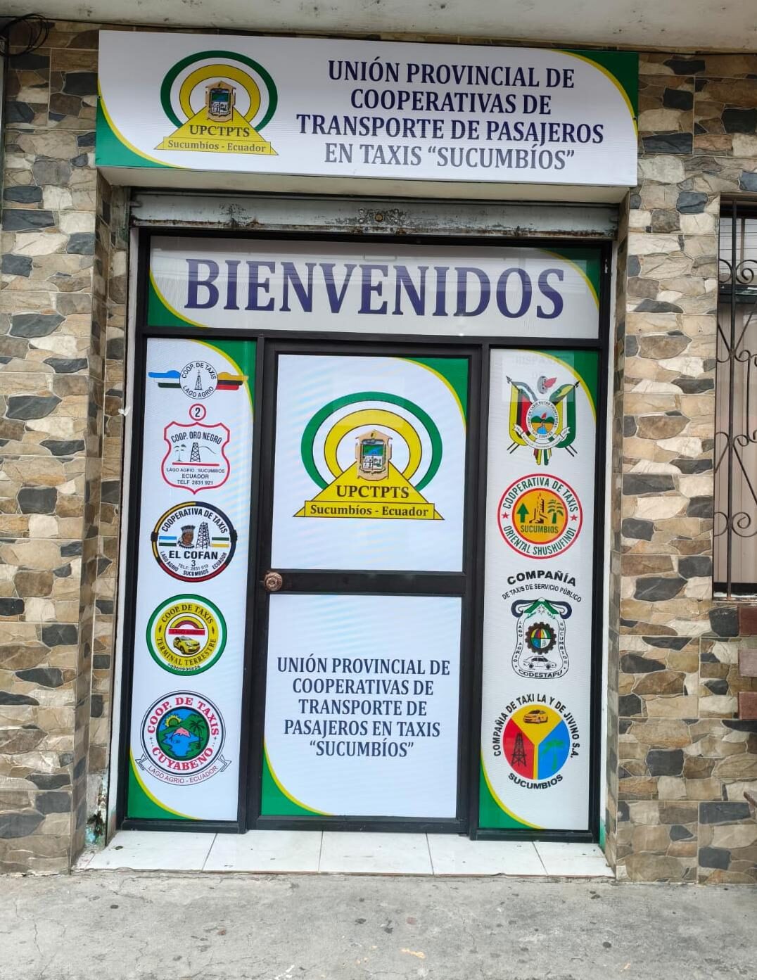 Sede de la Unión de Cooperativas de Taxis de Sucumbíos